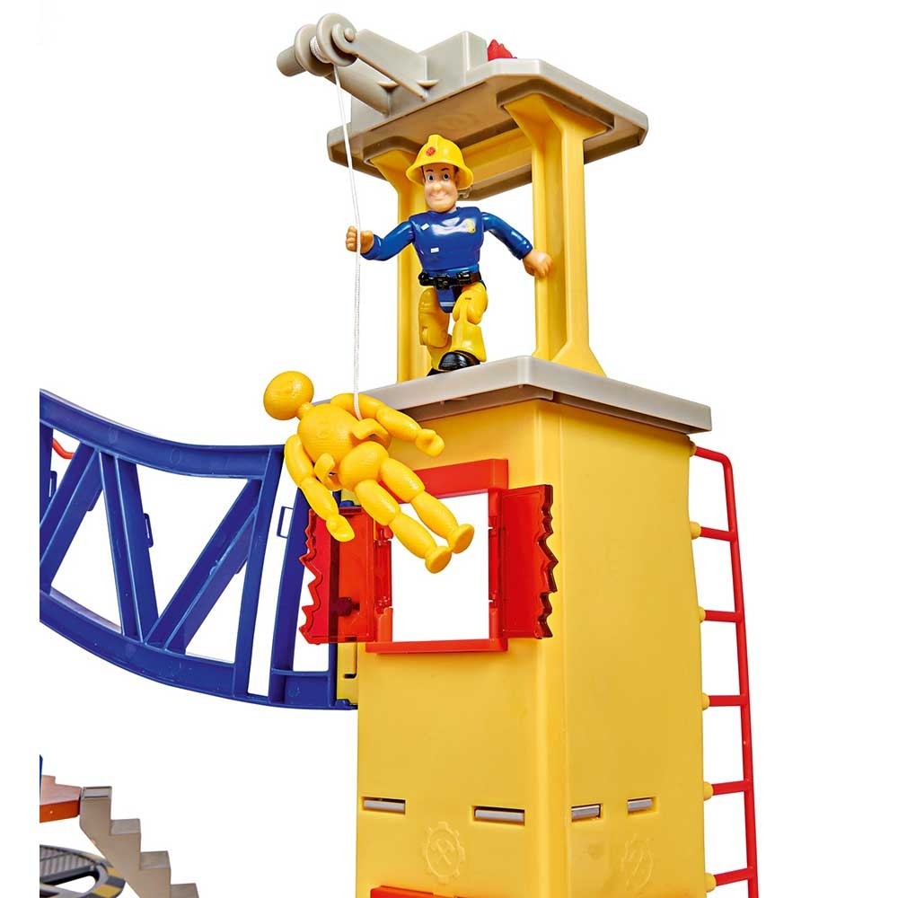 Jucarie Simba Statie de pompieri Fireman Sam, Sam Ultimate Firestation XXL cu figurina si accesorii image 10