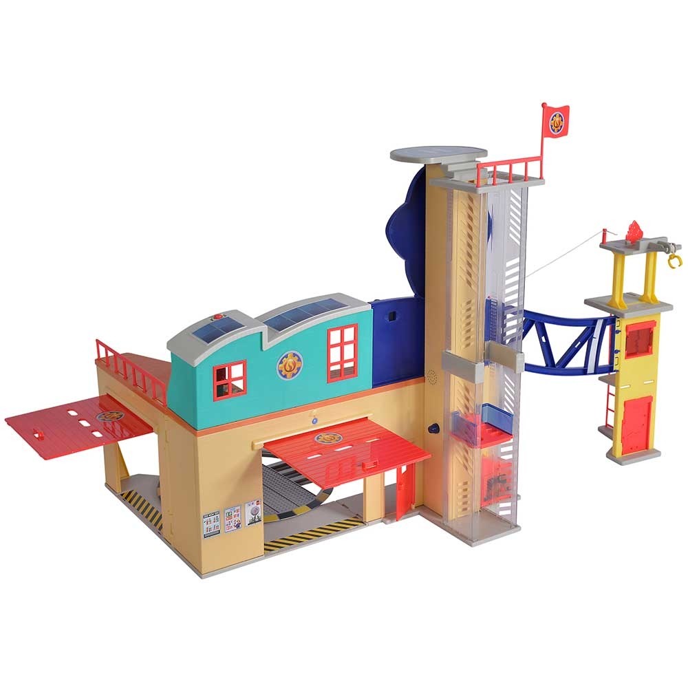 Jucarie Simba Statie de pompieri Fireman Sam, Sam Ultimate Firestation XXL cu figurina si accesorii image 11