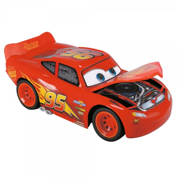 Masina Dickie Toys Cars 3 Crash Car Lightning McQueen cu telecomanda image 3