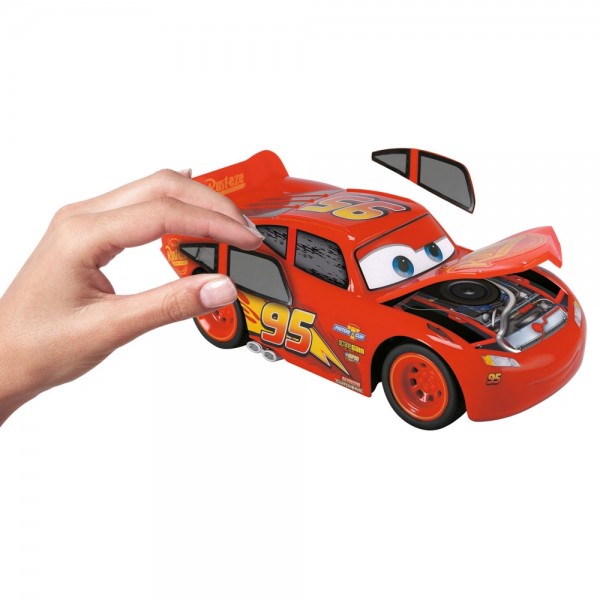 Masina Dickie Toys Cars 3 Crash Car Lightning McQueen cu telecomanda image 4