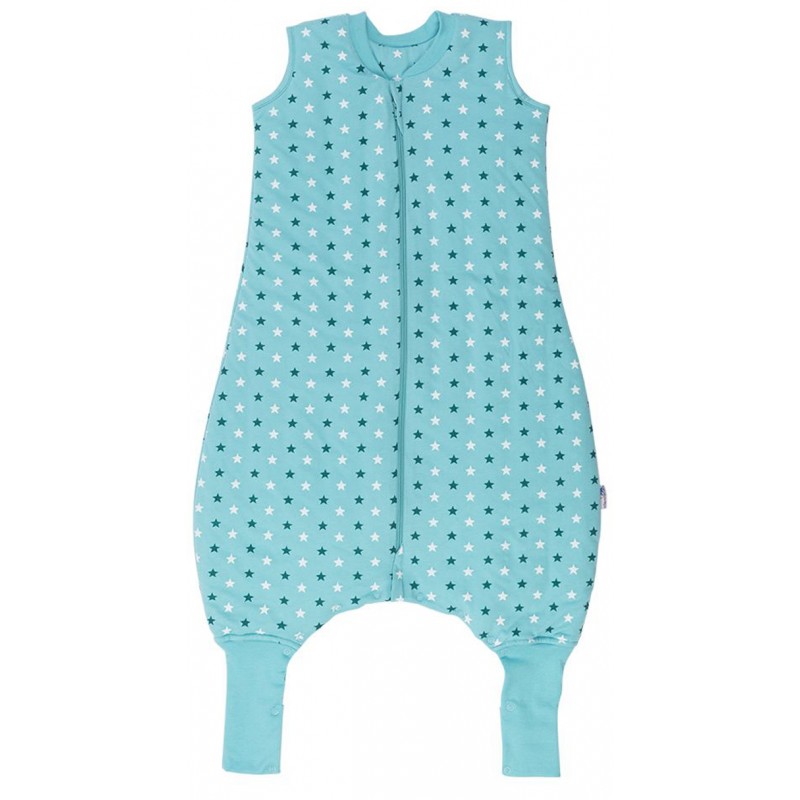 Sac de dormit cu picioruse si talpa antiderapanta Teal Stars 2-3 ani 2.5 Tog