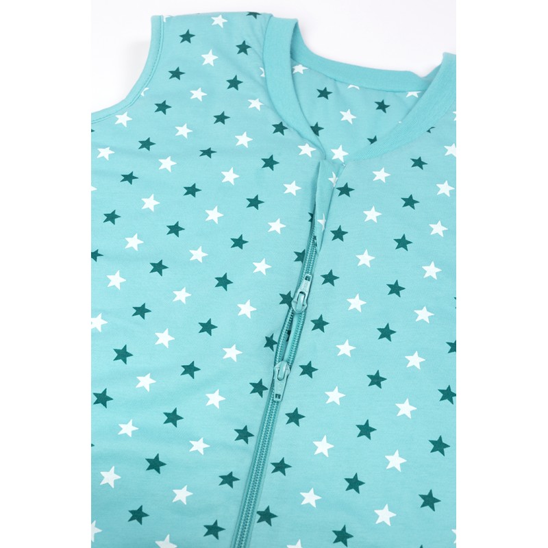 Sac de dormit cu picioruse si talpa antiderapanta Teal Stars 2-3 ani 2.5 Tog image 2