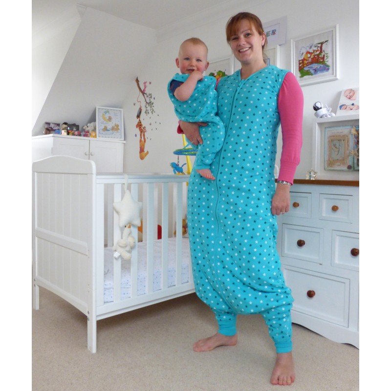 Sac de dormit pentru adulti Teal Stars L 2.5 Tog image 1