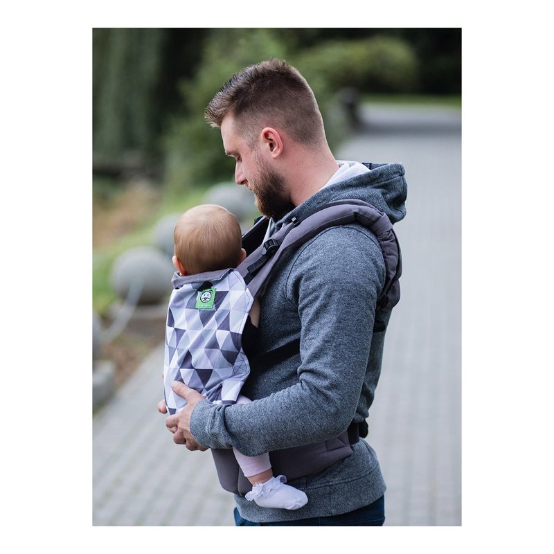 Luna Dream - Marsupiu ergonomic 2 in 1, Grey Triangles image 1