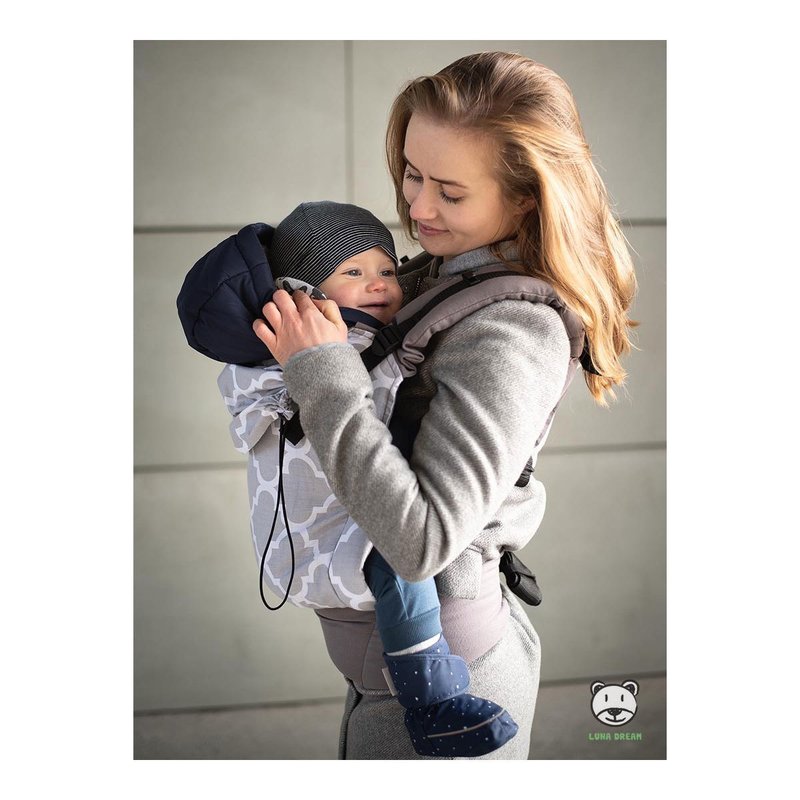 Luna Dream - Marsupiu ergonomic 2 in 1, Mosaic Grey image 2
