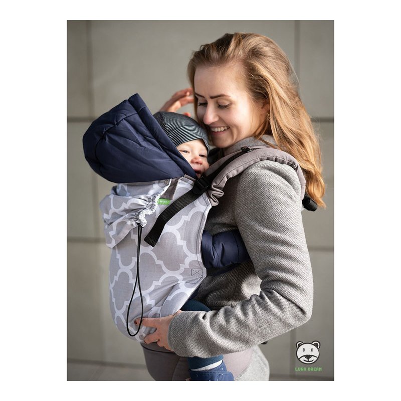 Luna Dream - Marsupiu ergonomic 2 in 1, Mosaic Grey image 3