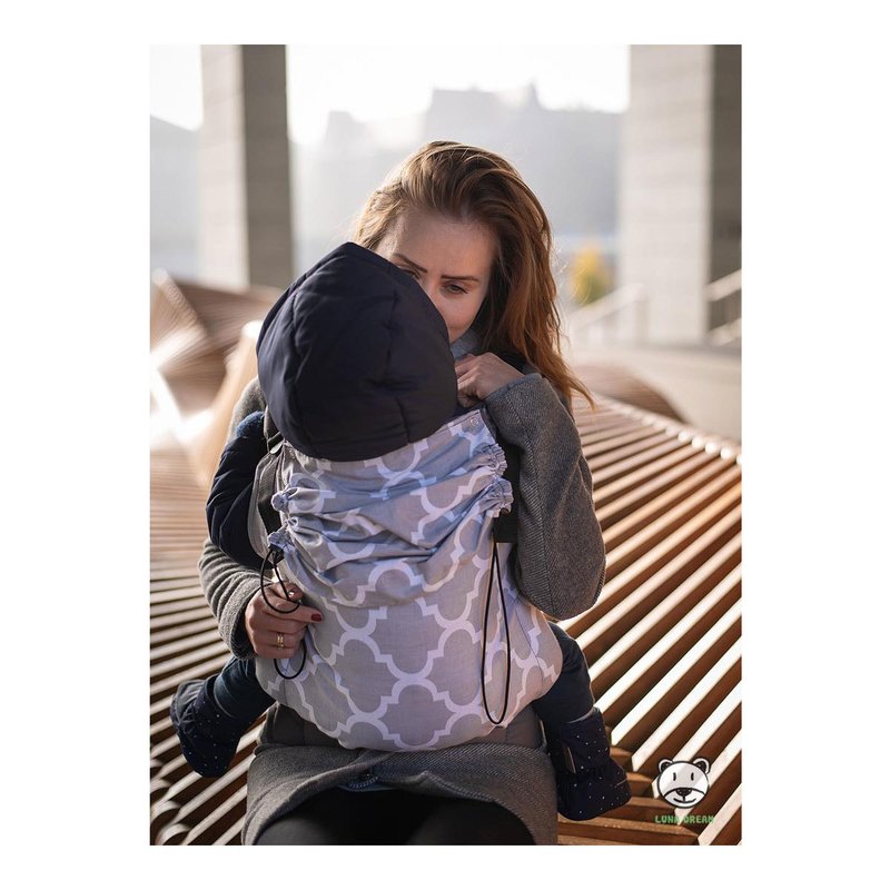 Luna Dream - Marsupiu ergonomic 2 in 1, Mosaic Grey image 5