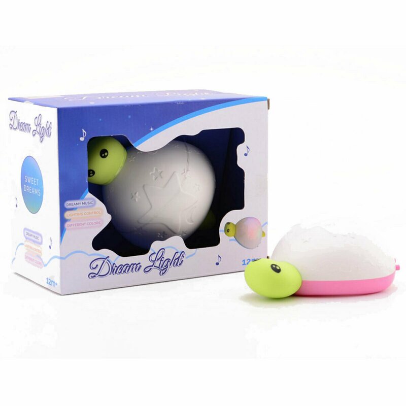 Happy World - Lampa de veghe testoasa cu sunete si lumini image 3