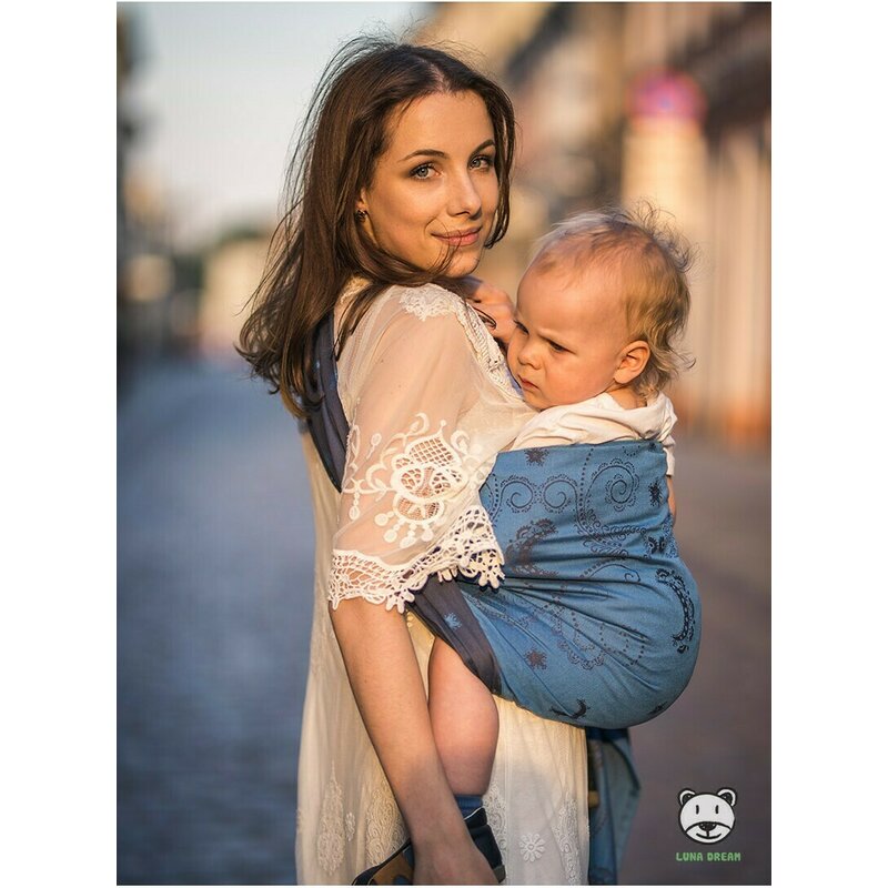Luna Dream - Sling cu inel 2.1 m, Weave Jacquard image 4