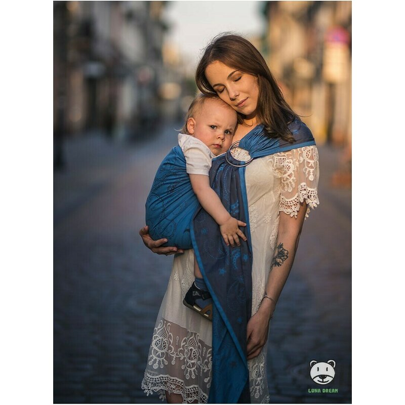 Luna Dream - Sling cu inel 2.1 m, Weave Jacquard image 5