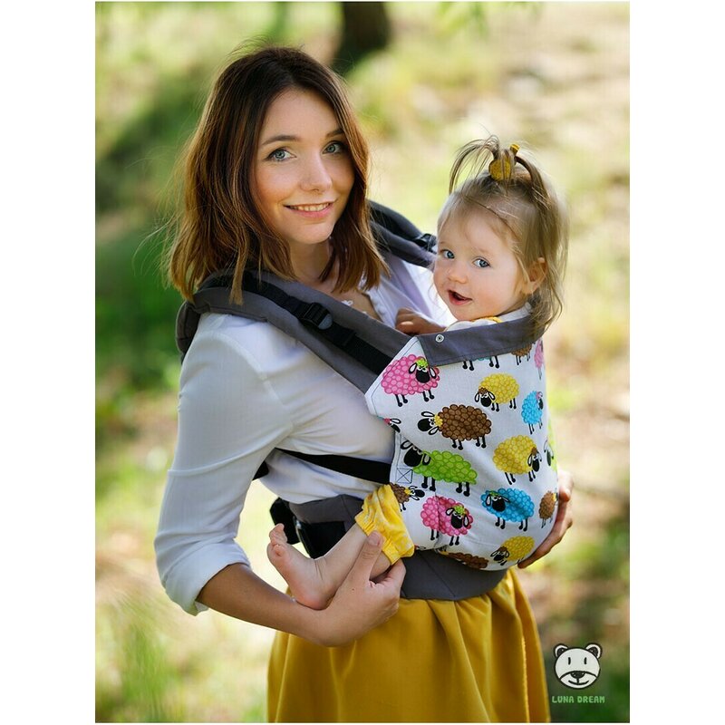 Luna Dream - Marsupiu ergonomic 2 in 1, Sheep