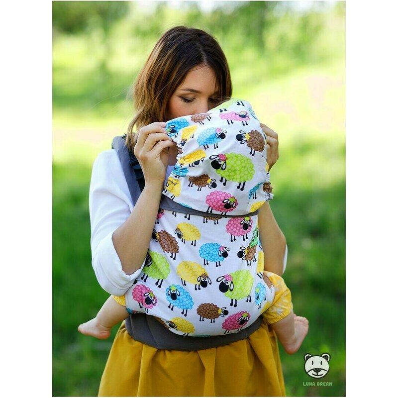 Luna Dream - Marsupiu ergonomic 2 in 1, Sheep image 2