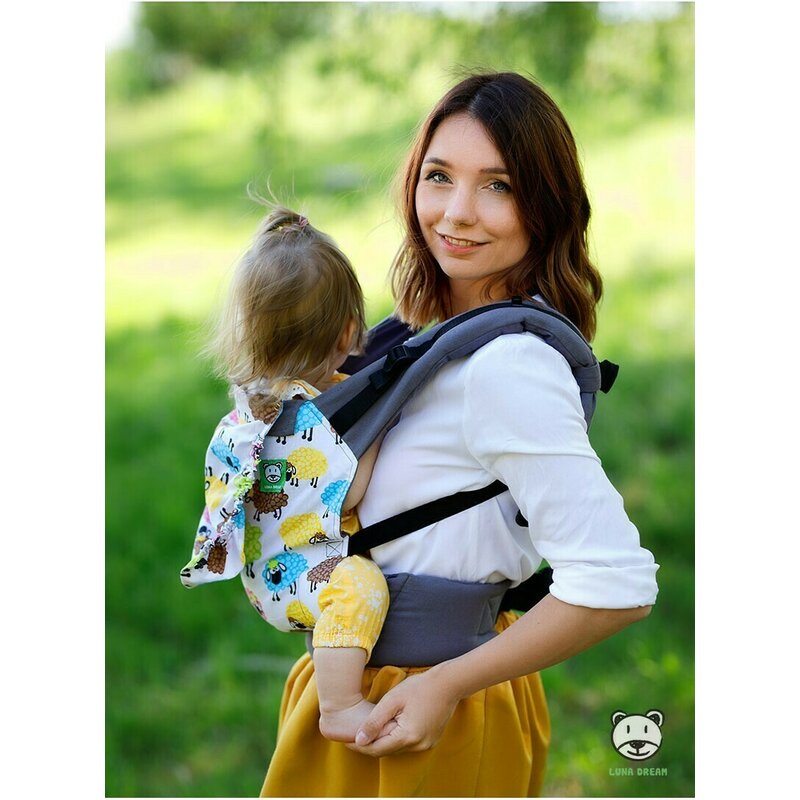 Luna Dream - Marsupiu ergonomic 2 in 1, Sheep image 3