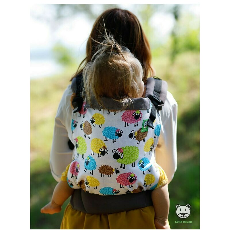 Luna Dream - Marsupiu ergonomic 2 in 1, Sheep image 5