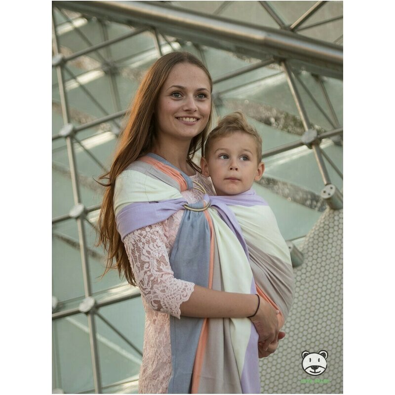 Luna Dream - Sling cu inel 2.1 m, Spring Pastel image 1
