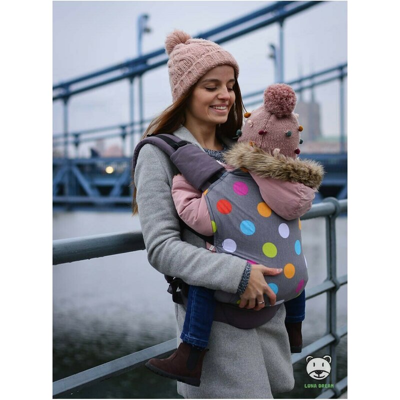 Luna Dream - Marsupiu ergonomic 2 in 1, Dots image 6