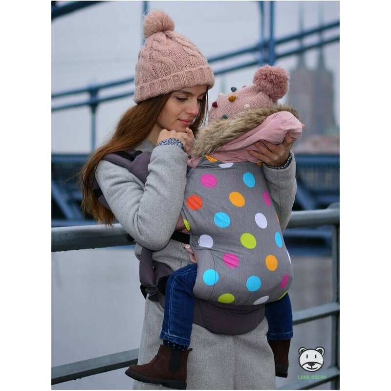 Luna Dream - Marsupiu ergonomic 2 in 1, Dots image 8