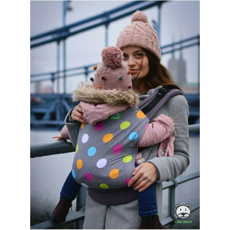 Luna Dream - Marsupiu ergonomic 2 in 1, Dots image 9