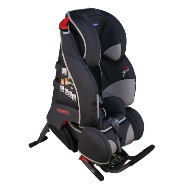 Scaun auto Klippan TRIOFIX COMFORT 9-36 KG cu BAZA ISOFIX Black/Orange image 3