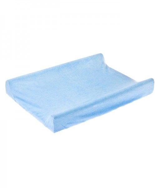 Husa de bumbac 100% pentru salteaua de infasat 70x50 cm Blue