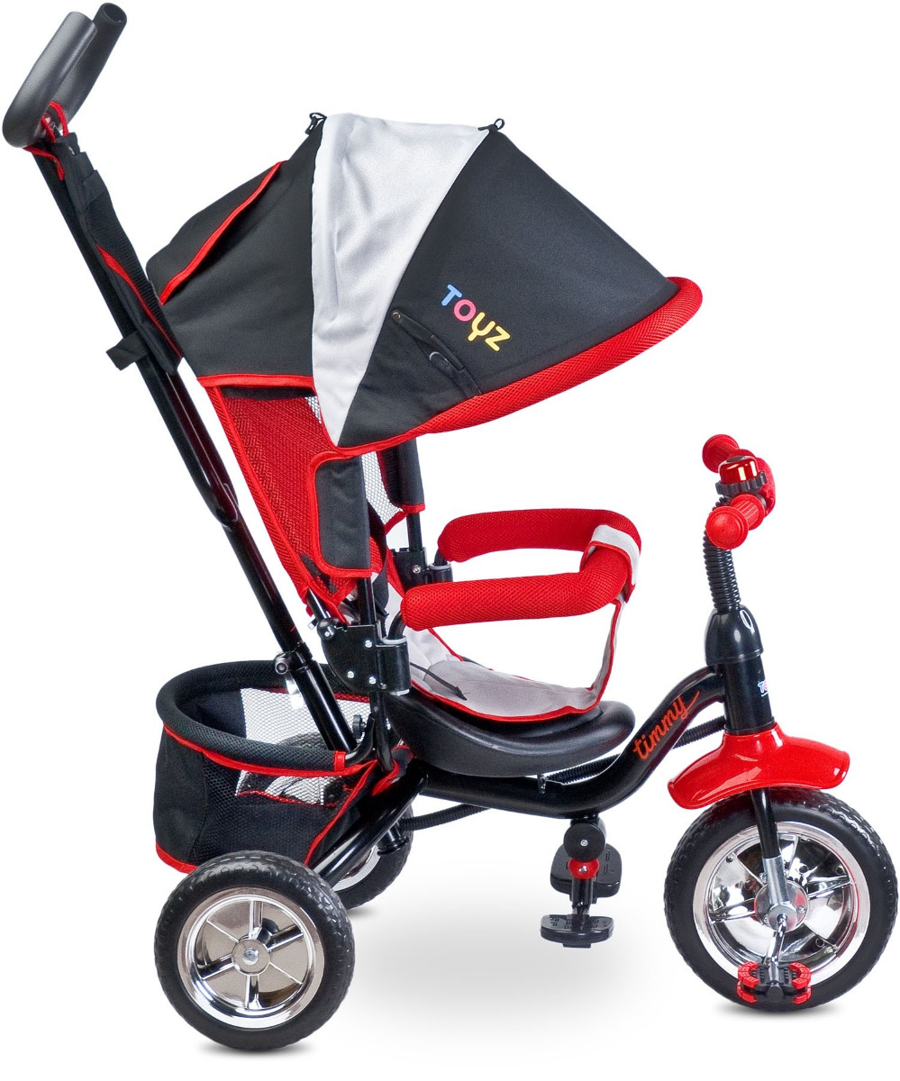 Tricicleta cu maner si scaun reversibil Toyz TIMMY Red image 1