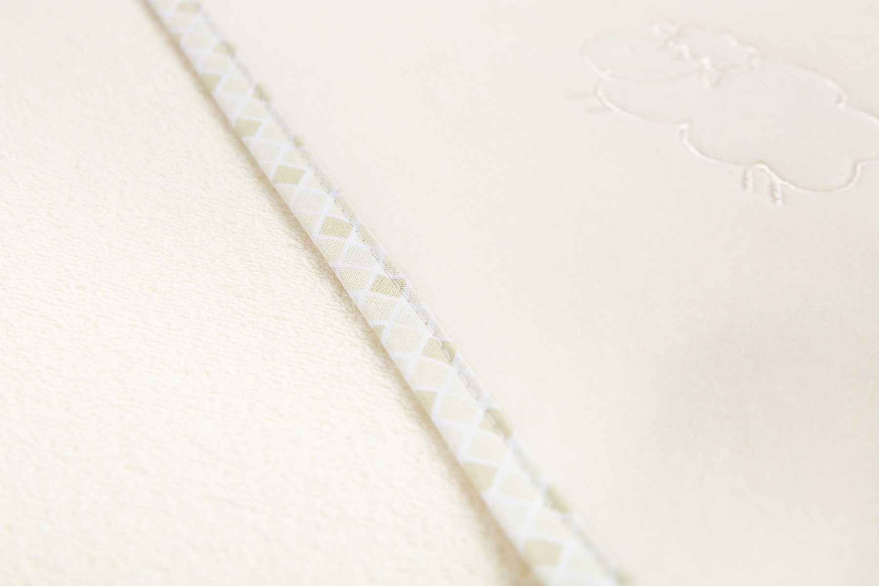 Prosop cu gluga Sensillo SHEEP 80x80 cm Beige