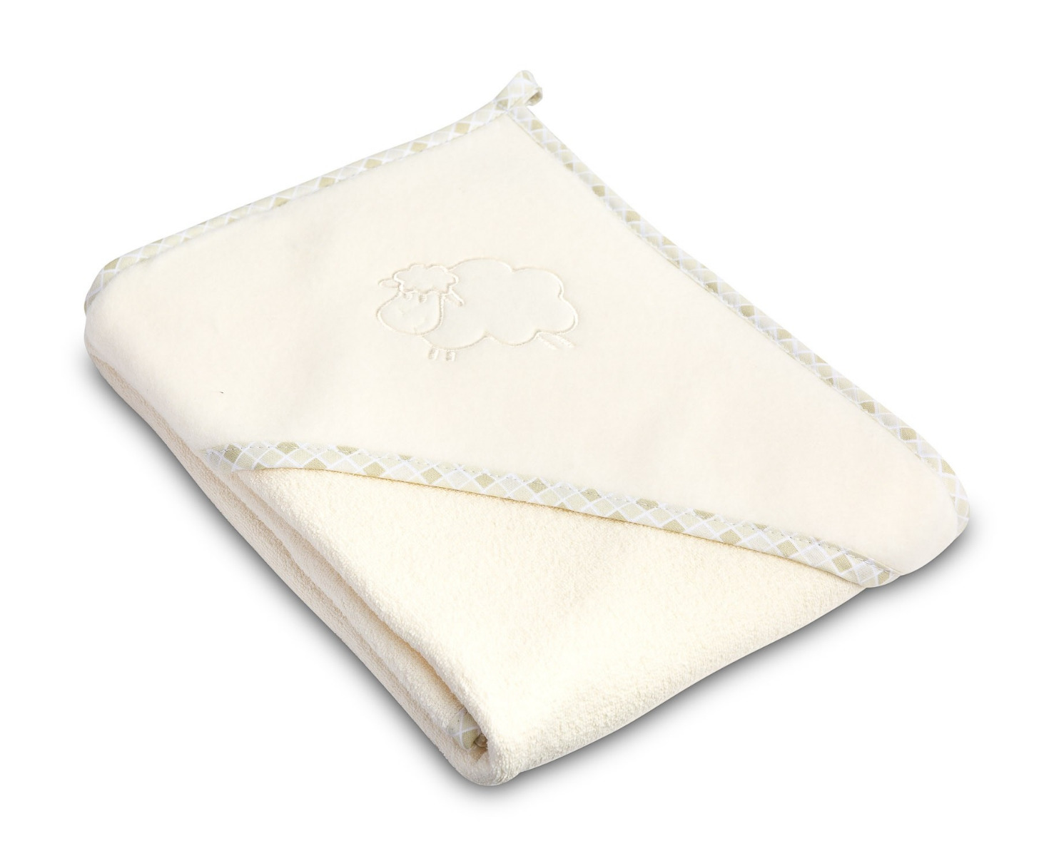 Prosop cu gluga Sensillo SHEEP 80x80 cm Beige image 2