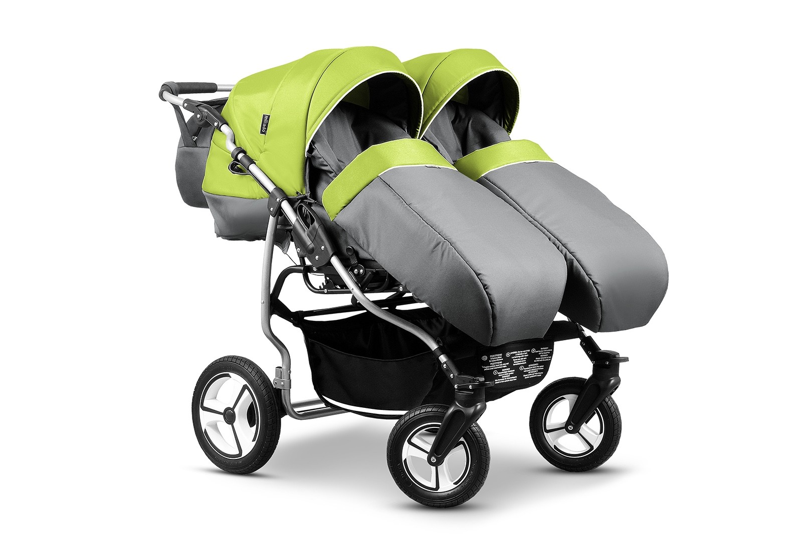 Carucior pentru gemeni Mikado TWIN T-08 3 in 1