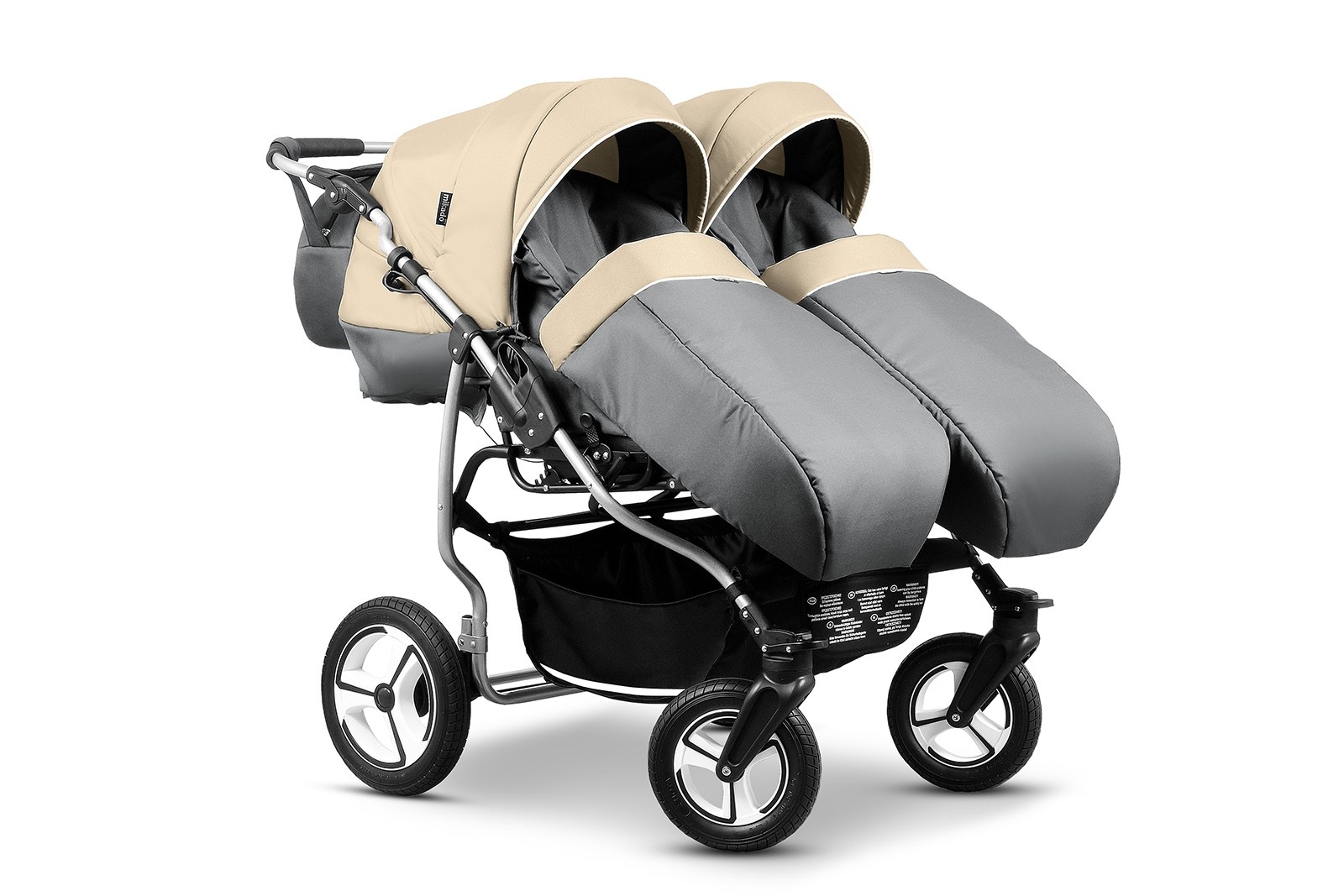 Carucior pentru gemeni Mikado TWIN T-14 3 in 1