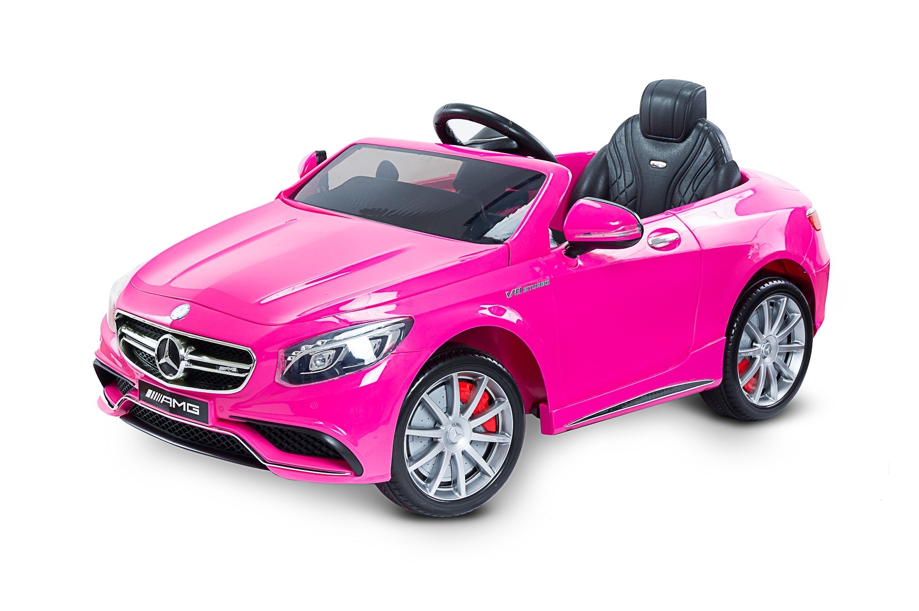 Masinuta electrica cu telecomanda Toyz MERCEDES-BENZ S63 AMG 12V Pink image 1