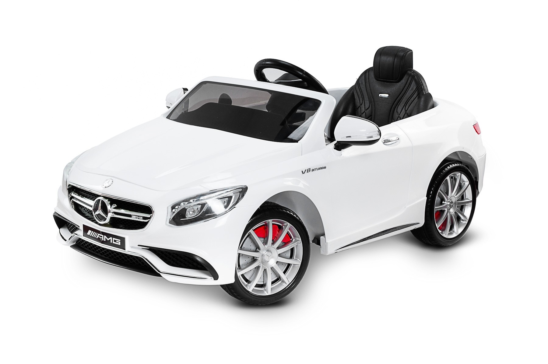 Masinuta electrica cu telecomanda Toyz MERCEDES-BENZ S63 AMG 12V White