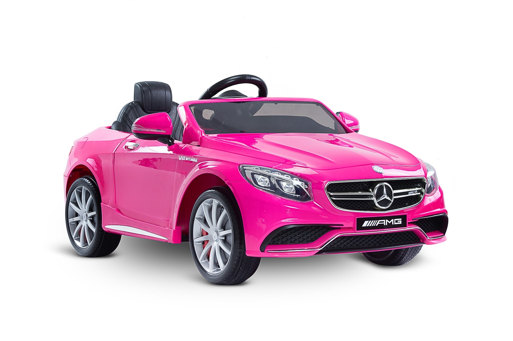 Masinuta electrica cu telecomanda Toyz MERCEDES-BENZ S63 AMG 12V Pink image 6