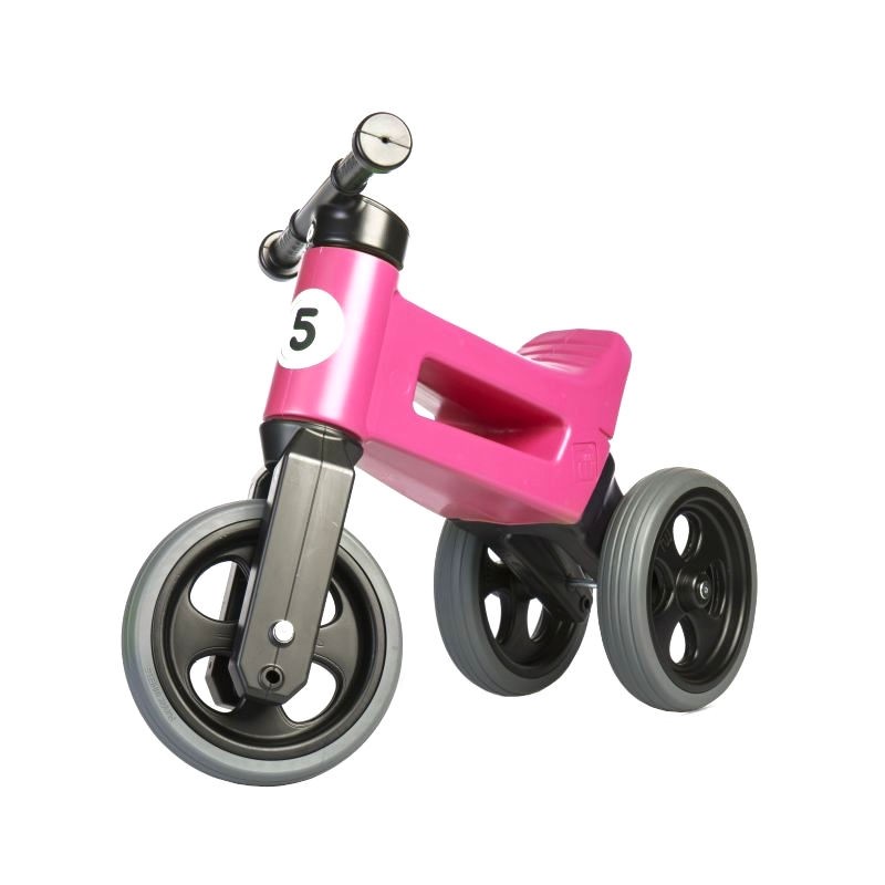Bicicleta fara pedale Funny Wheels RIDER SPORT 2 in 1 Pink image 1