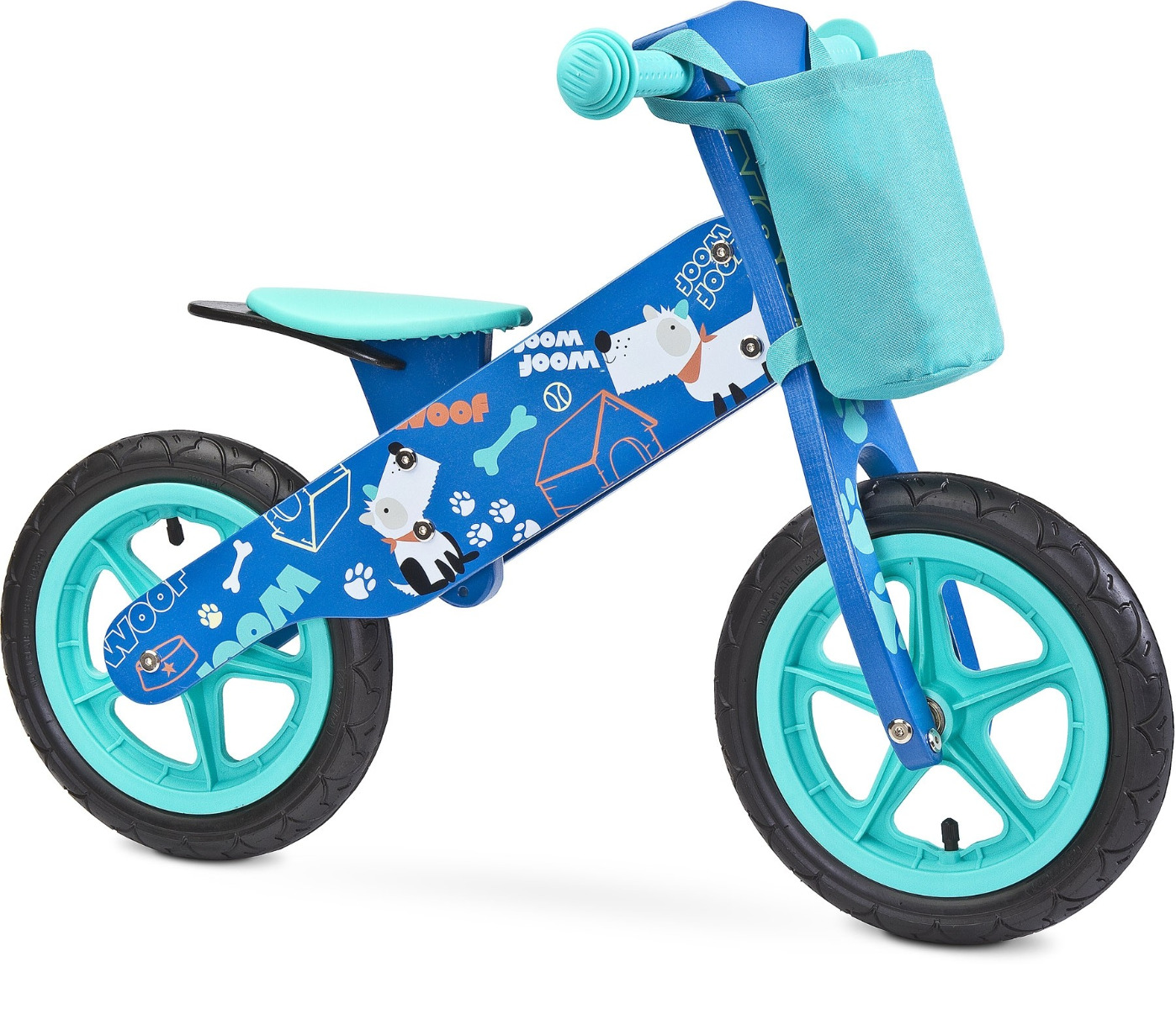 Bicicleta fara pedale Toyz ZAP Blue