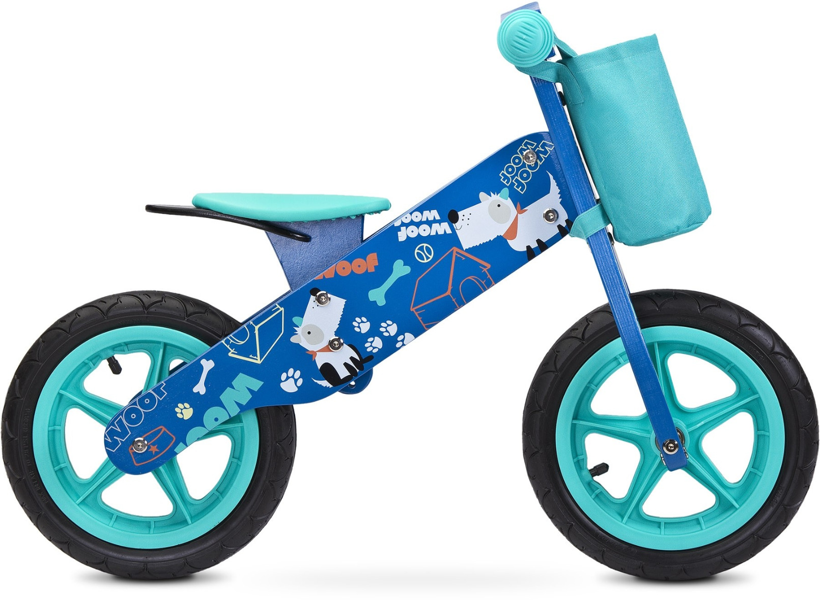 Bicicleta fara pedale Toyz ZAP Blue image 1