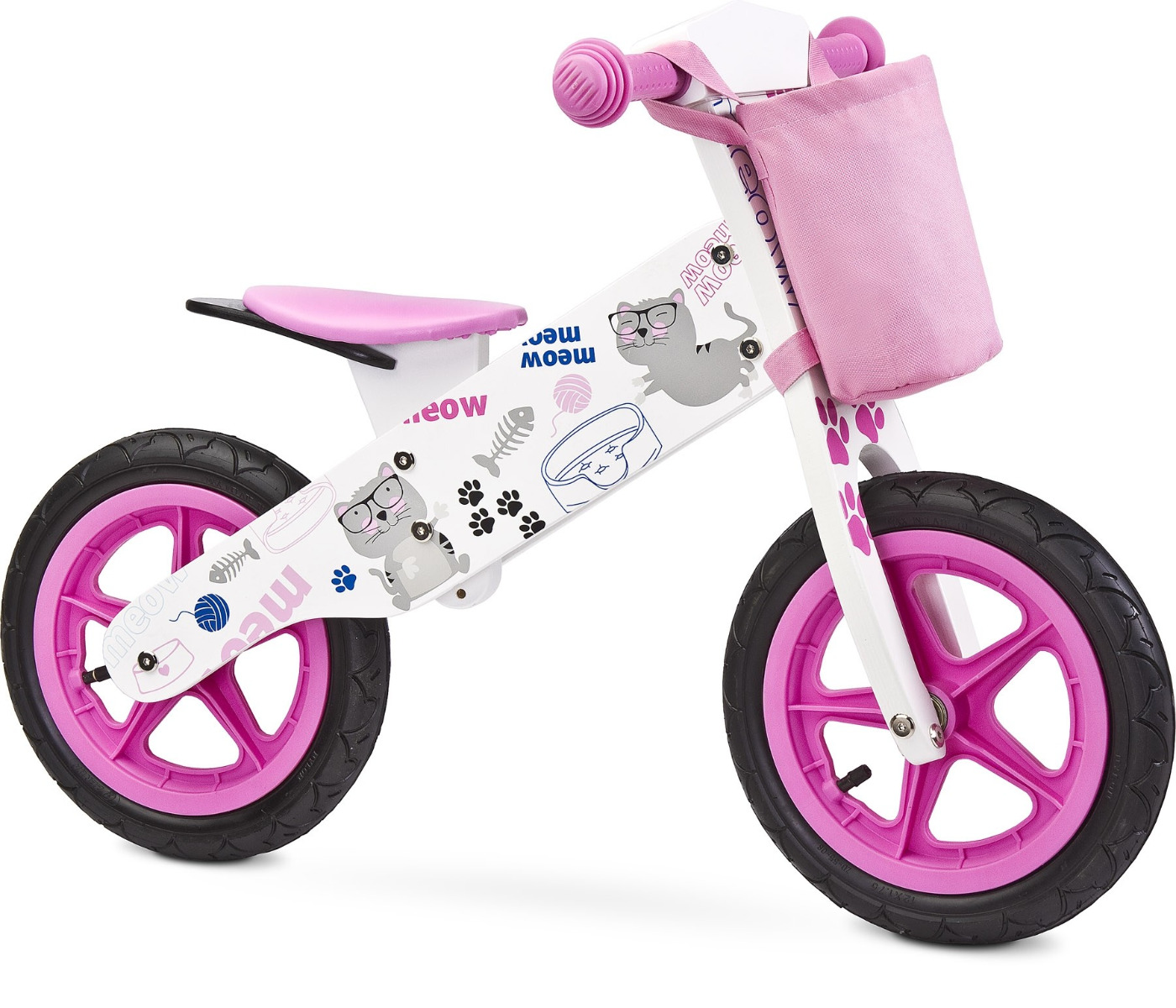 Bicicleta fara pedale Toyz ZAP Pink