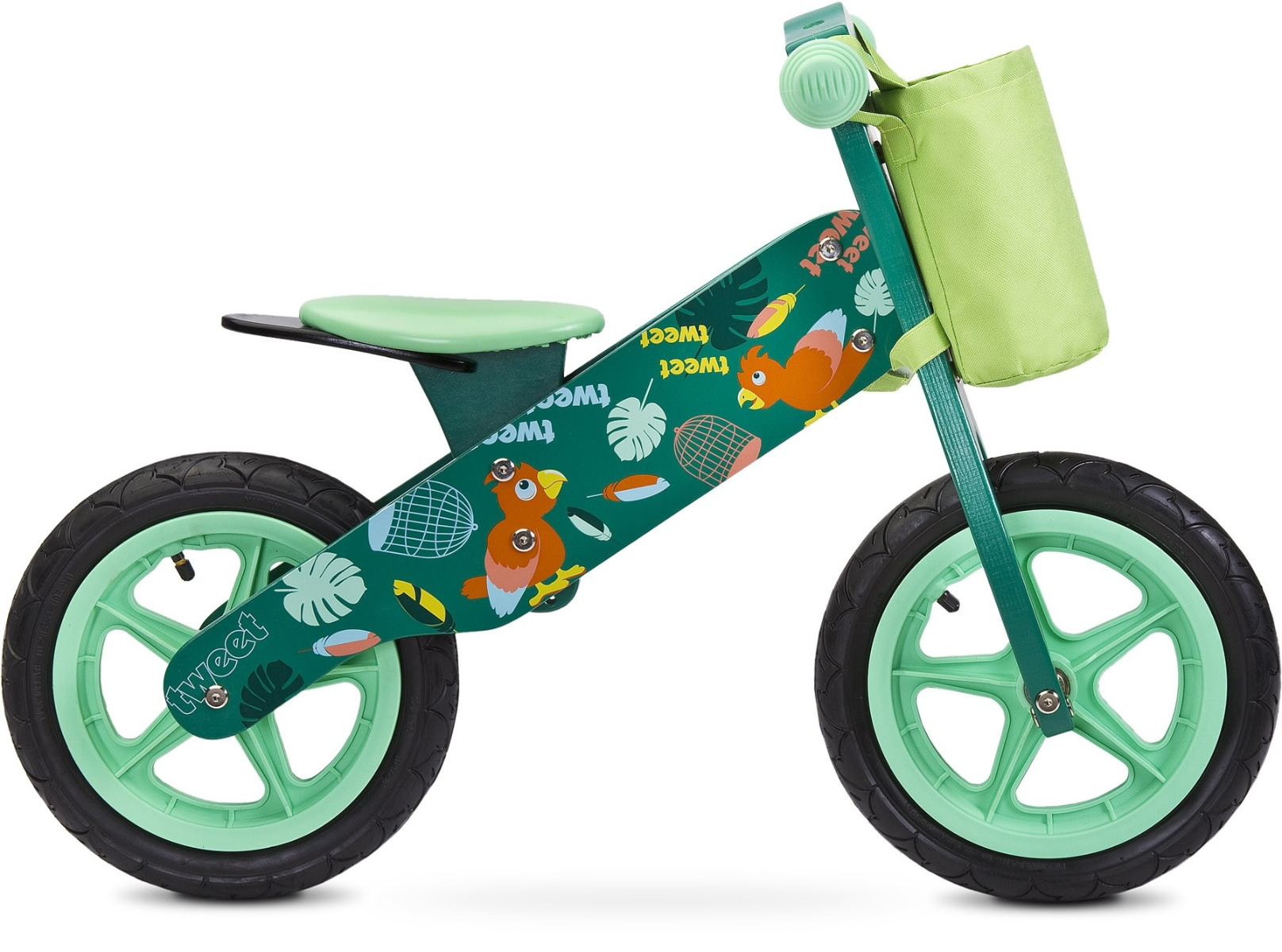 Bicicleta fara pedale Toyz ZAP Green image 3