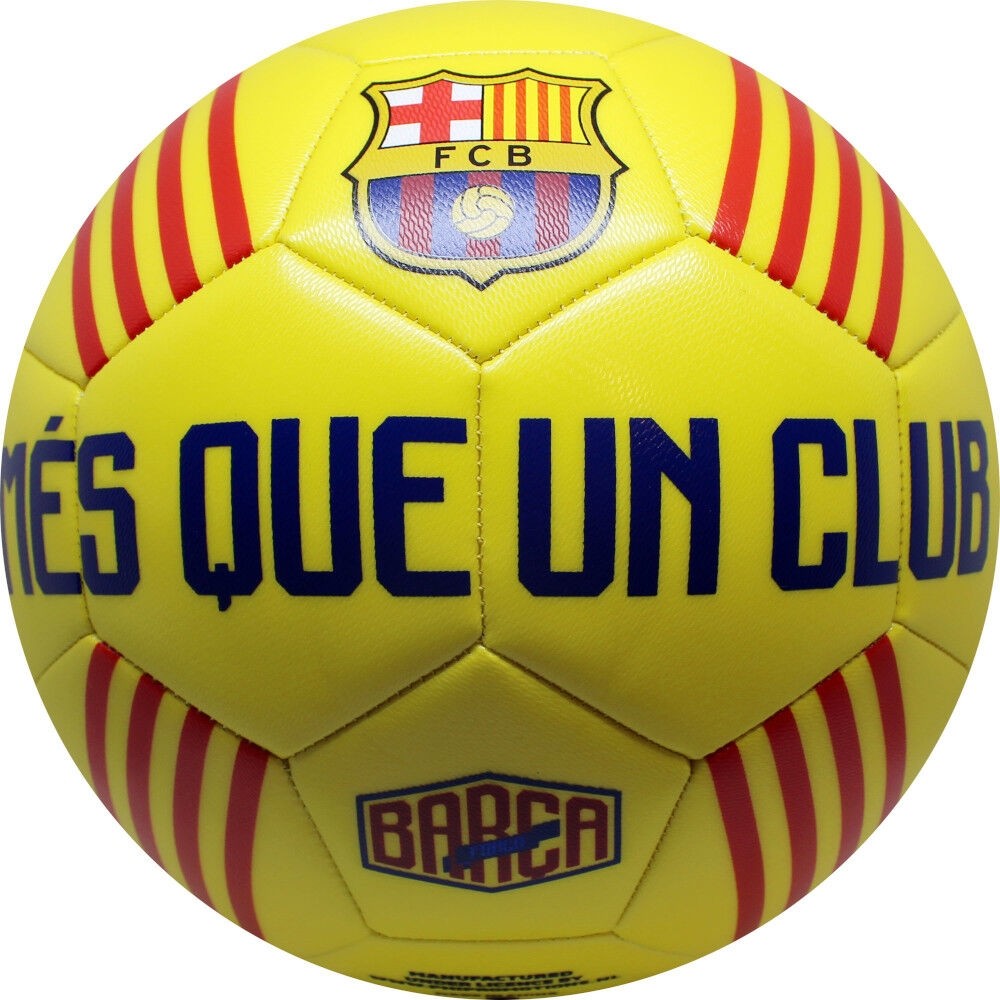 Minge de fotbal FC Barcelona CATALUNYA Yellow marimea 5