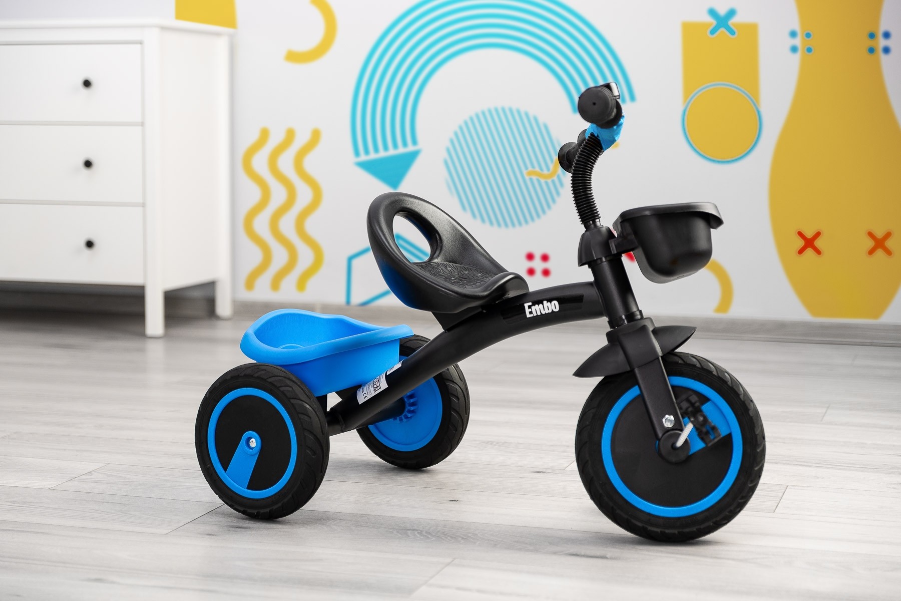 Tricicleta pentru copii Toyz EMBO Blue image 3
