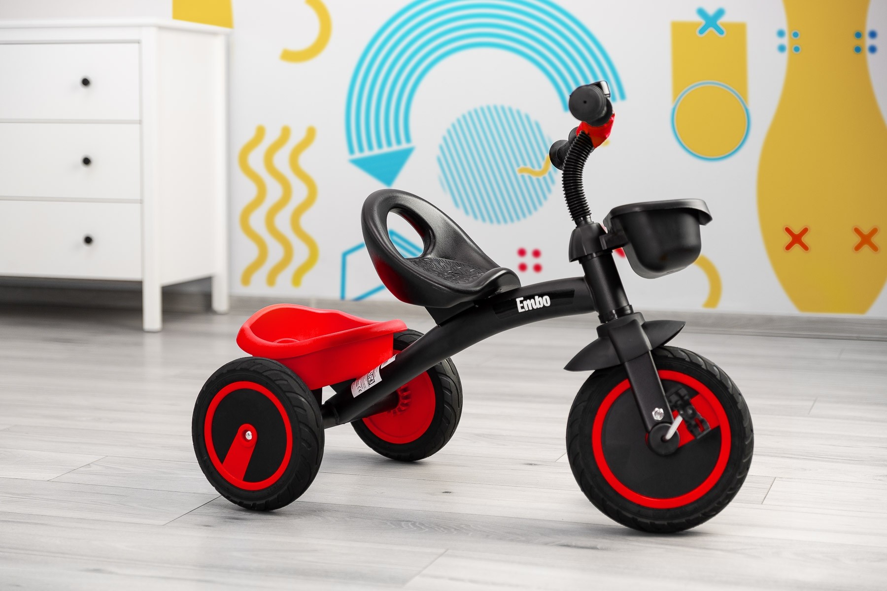 Tricicleta pentru copii Toyz EMBO Red image 3