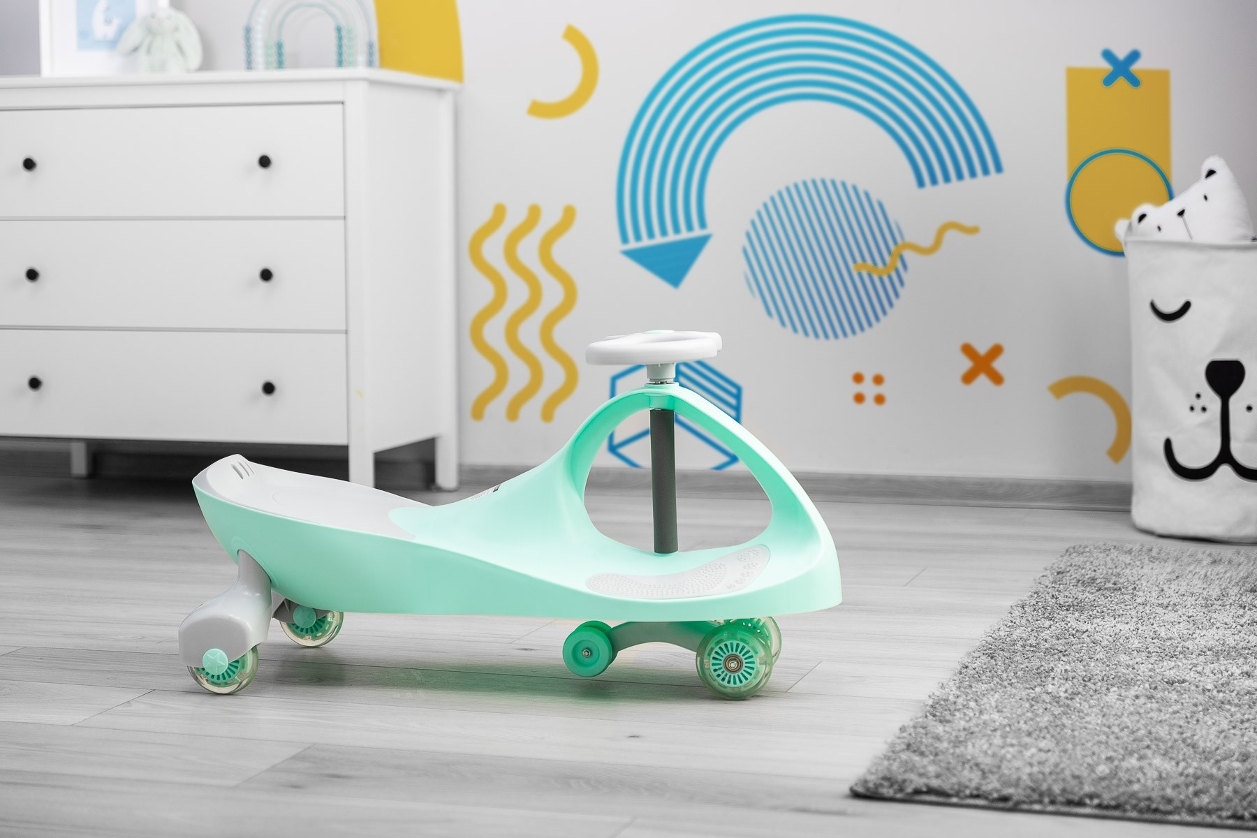 Vehicul fara pedale pentru copii Toyz SPINNER Mint image 3