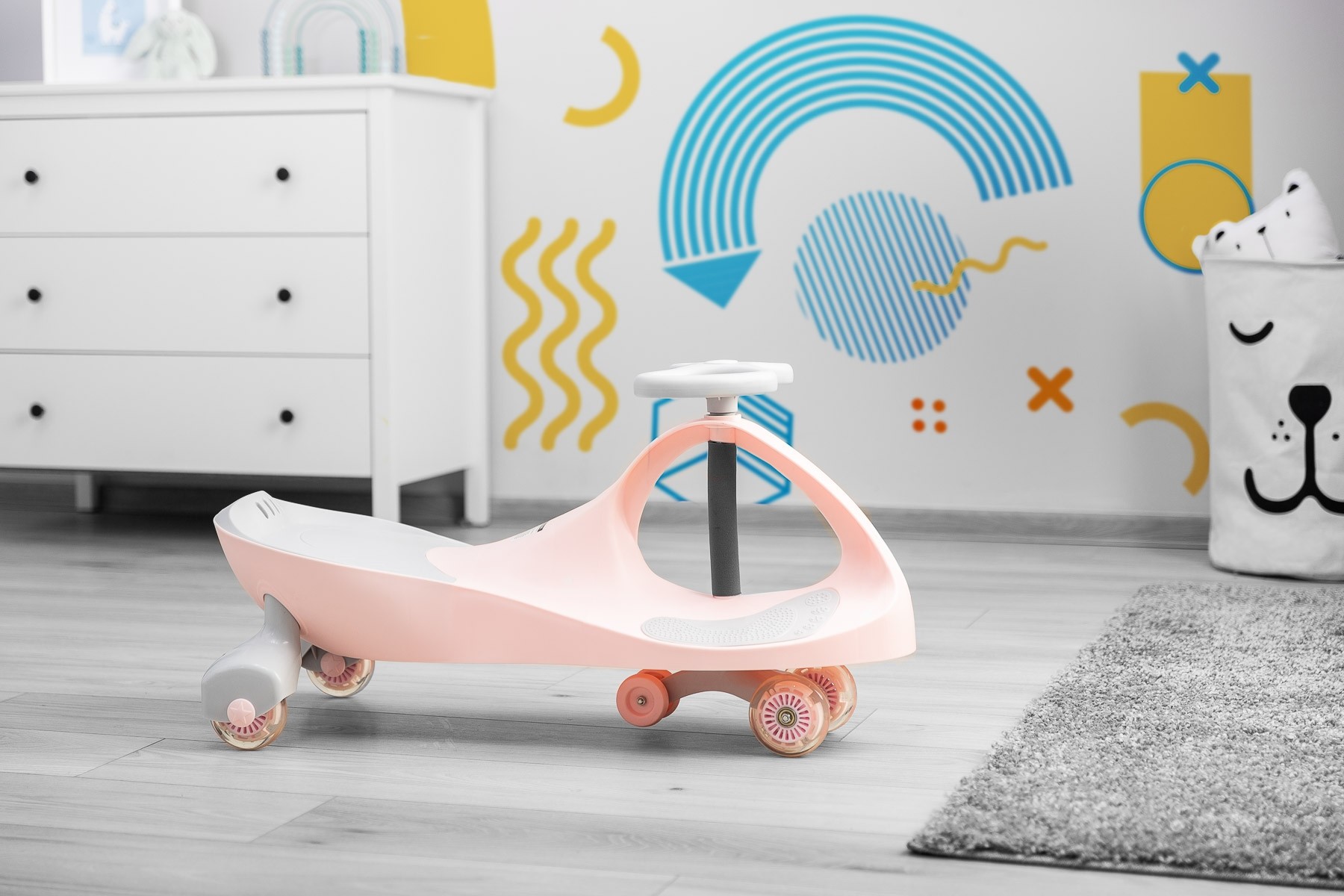 Vehicul fara pedale pentru copii Toyz SPINNER Pink image 3