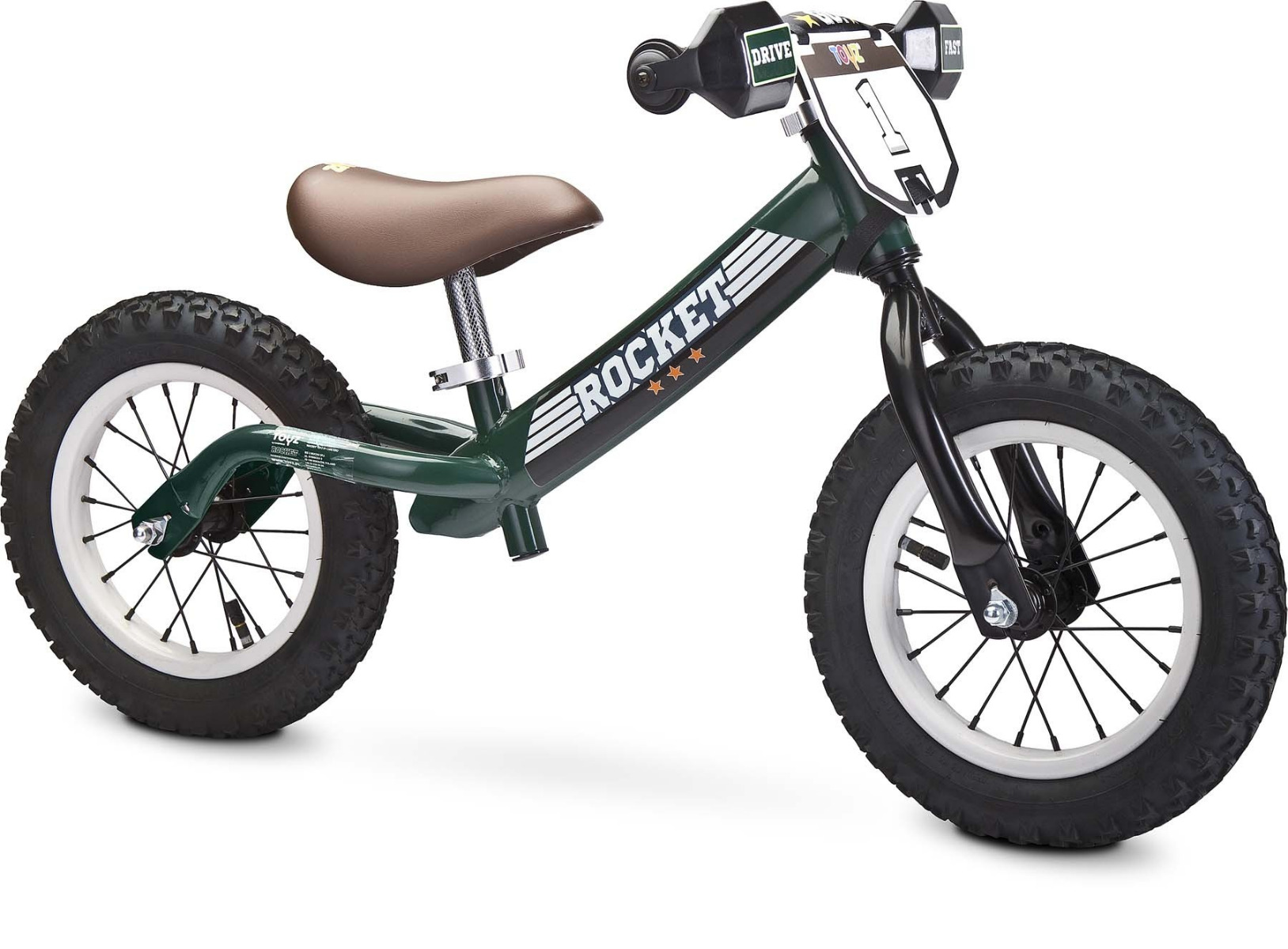 Bicicleta fara pedale Toyz ROCKET Green image 1