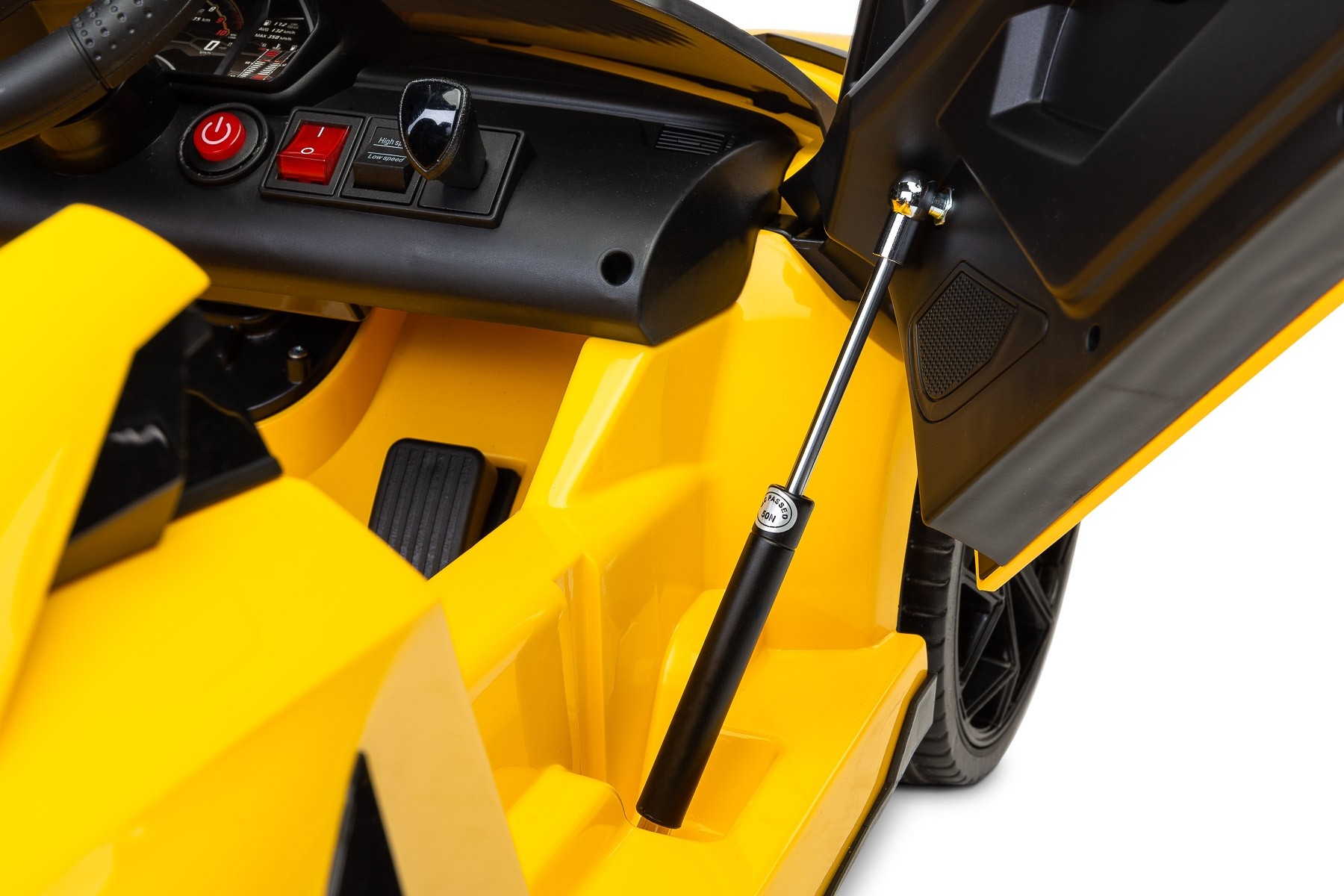 Masinuta electrica cu telecomanda Toyz Lamborghini Aventador SVJ 12V Yellow image 5