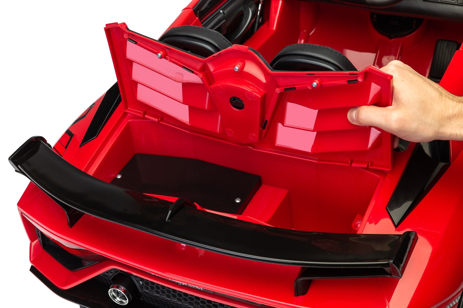 Masinuta electrica cu telecomanda Toyz Lamborghini Aventador SVJ 12V Red image 6