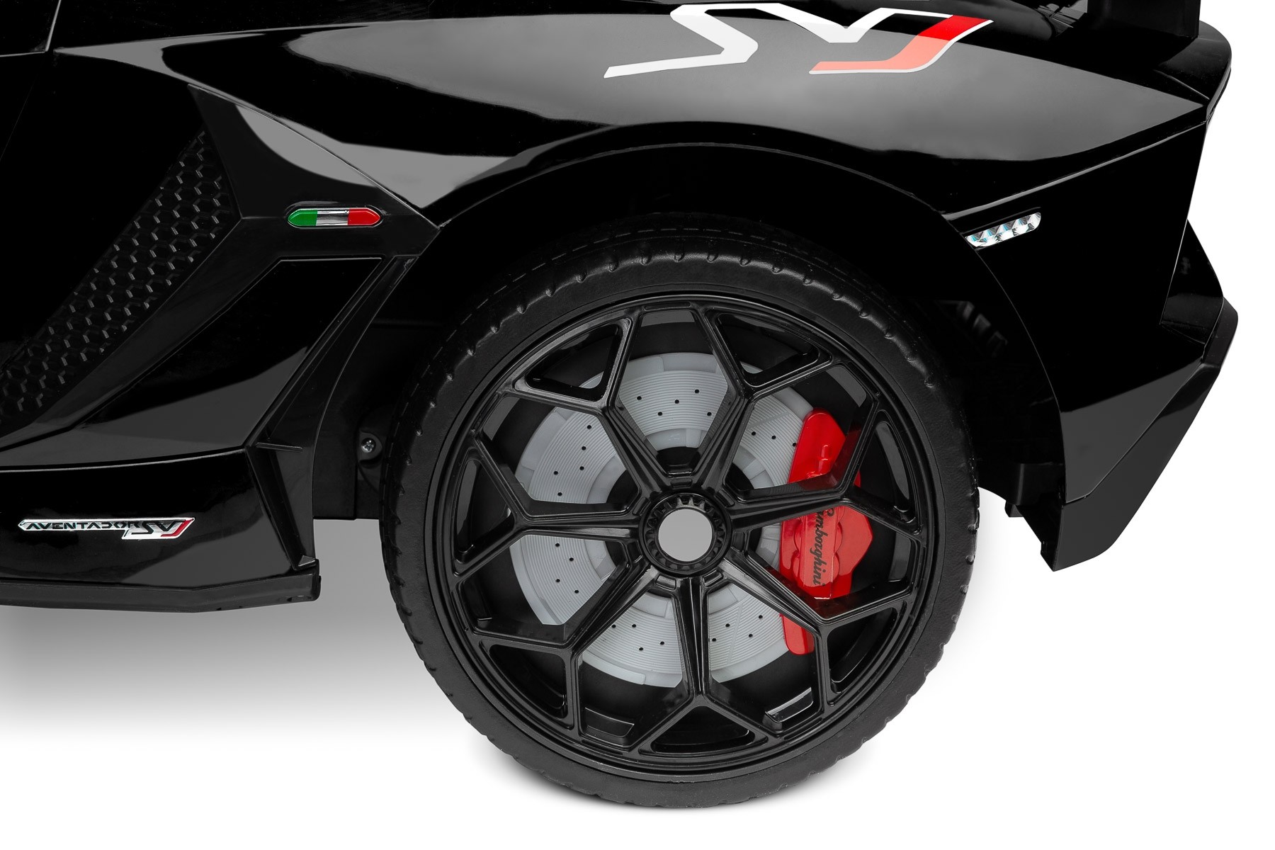 Masinuta electrica cu telecomanda Toyz Lamborghini Aventador SVJ 12V Black image 9