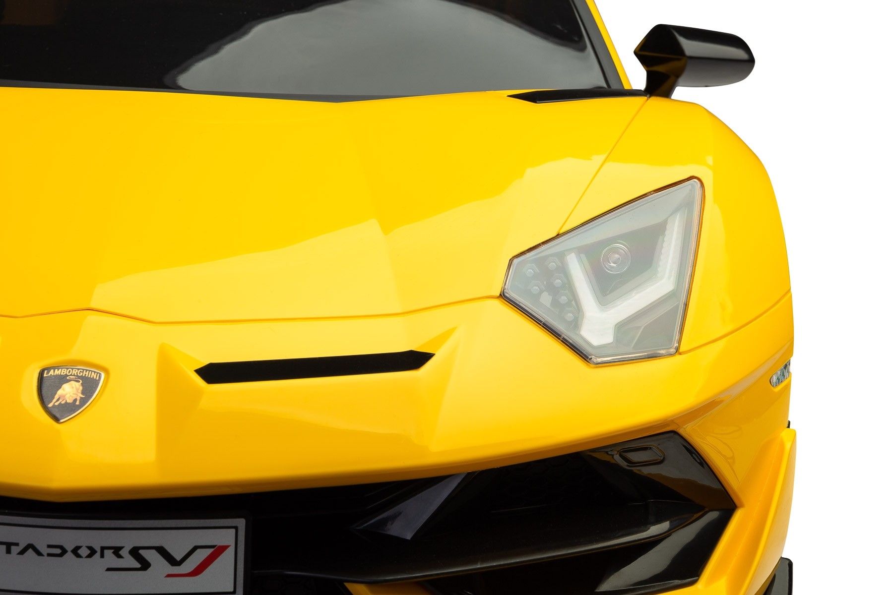 Masinuta electrica cu telecomanda Toyz Lamborghini Aventador SVJ 12V Yellow image 10