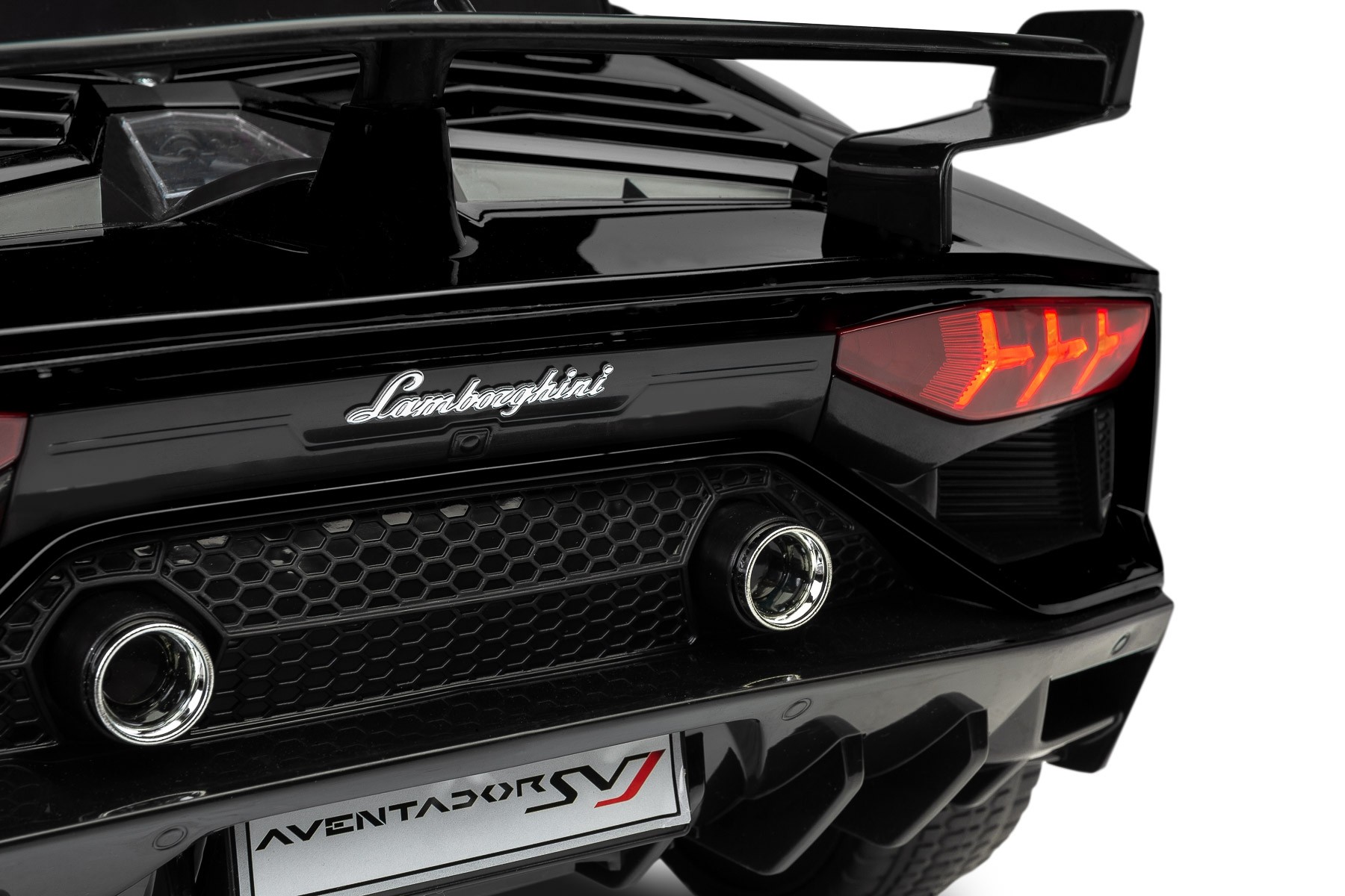 Masinuta electrica cu telecomanda Toyz Lamborghini Aventador SVJ 12V Black image 12