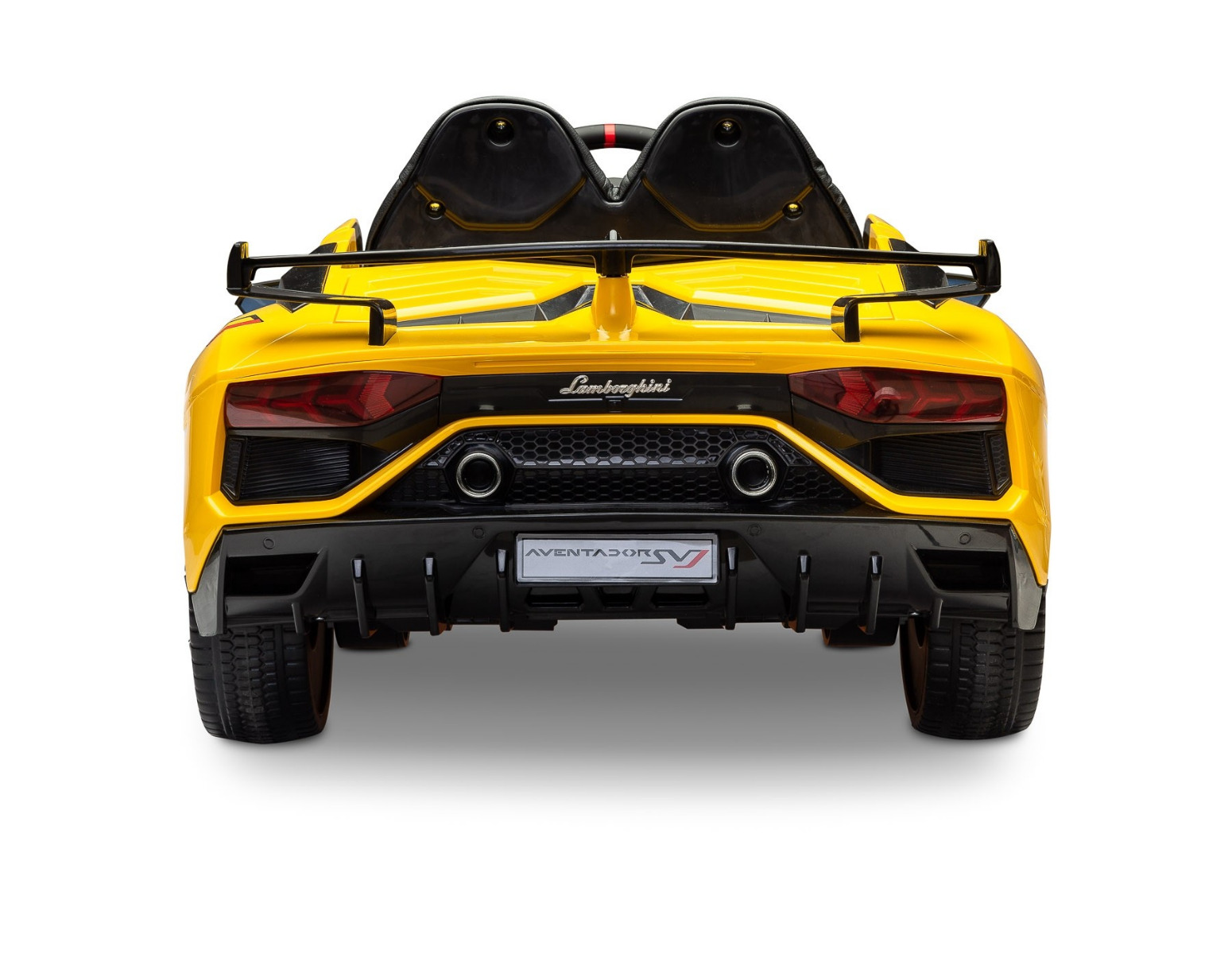 Masinuta electrica cu telecomanda Toyz Lamborghini Aventador SVJ 12V Yellow image 11