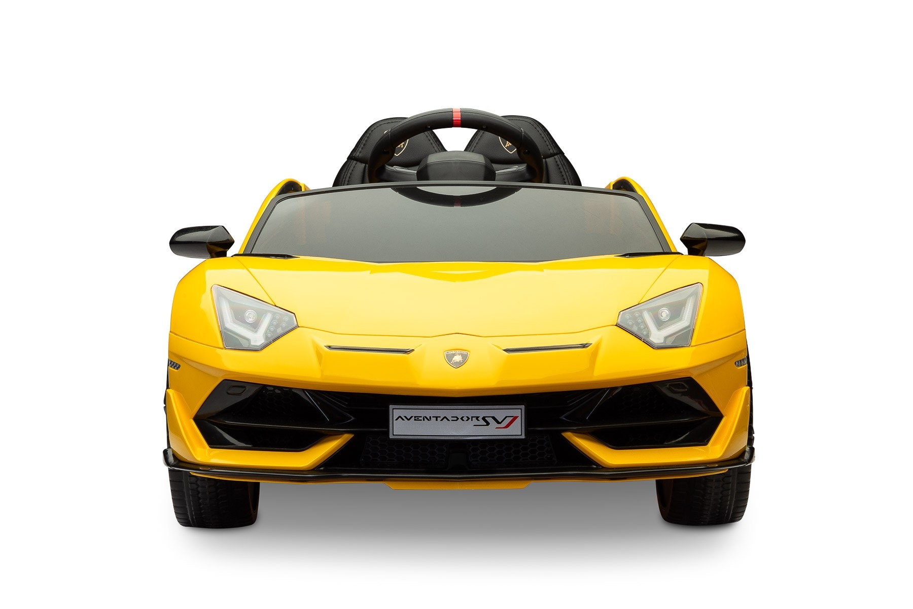 Masinuta electrica cu telecomanda Toyz Lamborghini Aventador SVJ 12V Yellow image 12